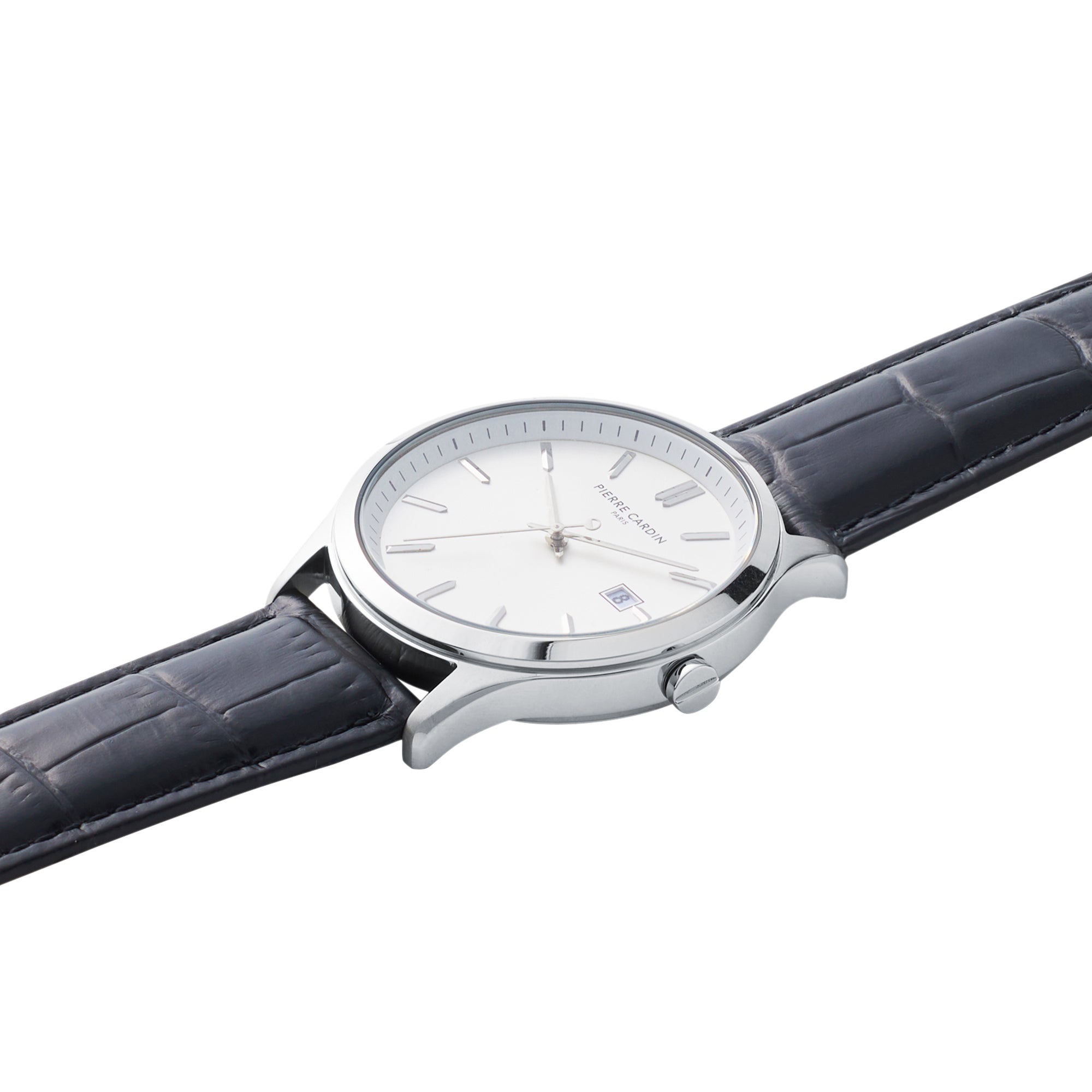 Silver dial dress online watch