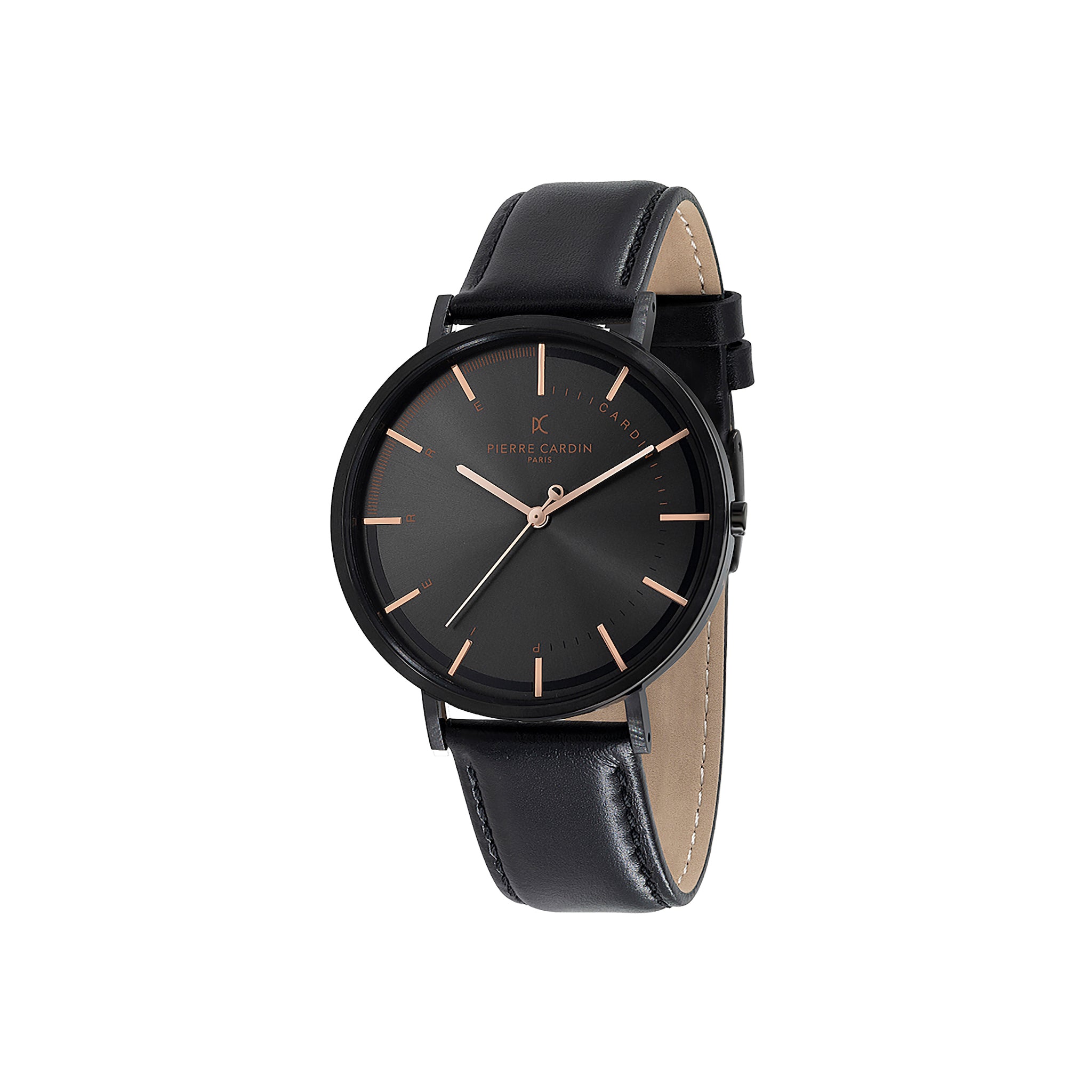 Gents black online watch